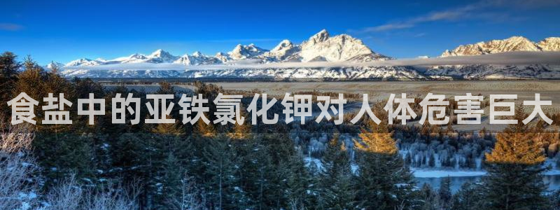 威九国际78M.APP：食盐中的亚铁氯化钾对人体危害巨大