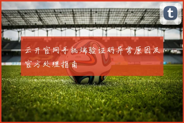 云开官网手机端验证码异常原因及官方处理指南